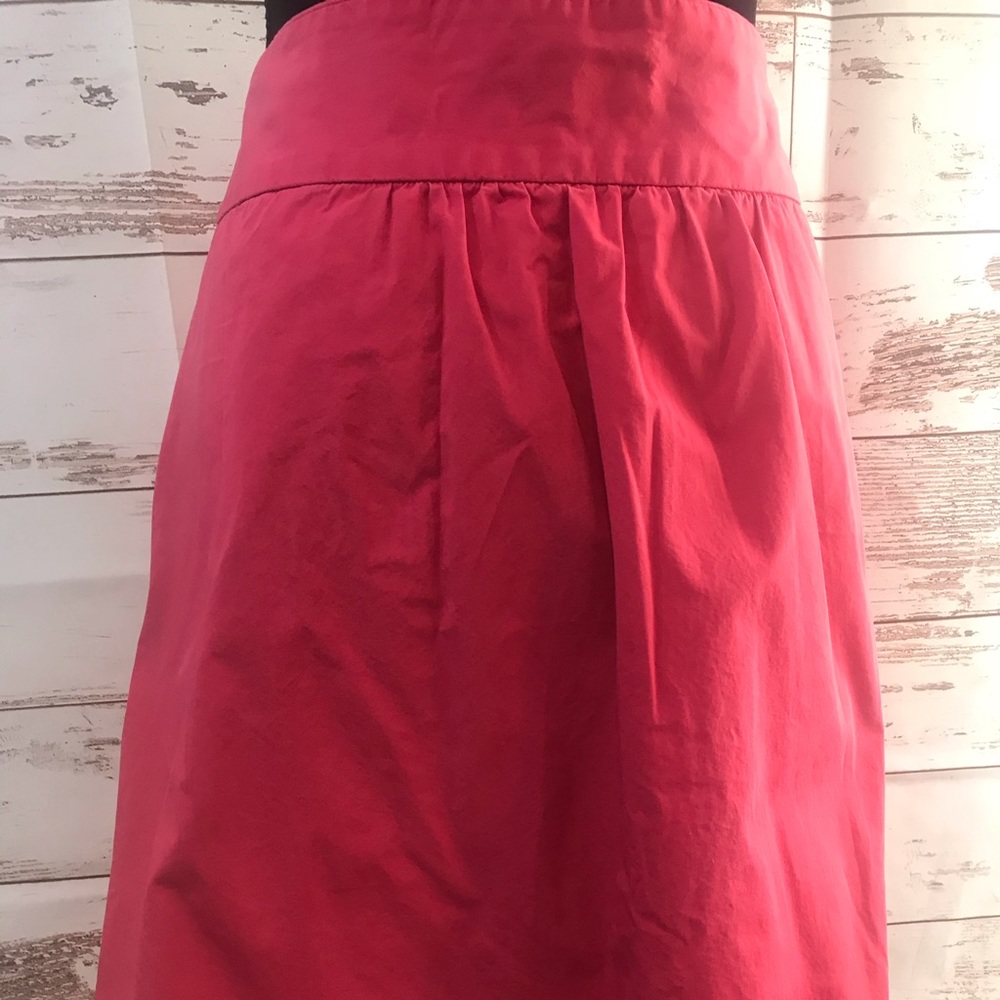 J Crew Women's Skirt A Line Pink Size 12 100% Cott